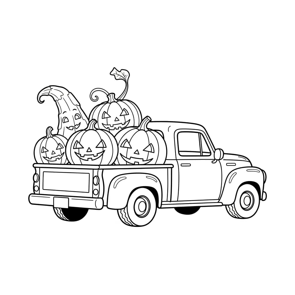 Desenhos de Carros para Imprimir e Colorir