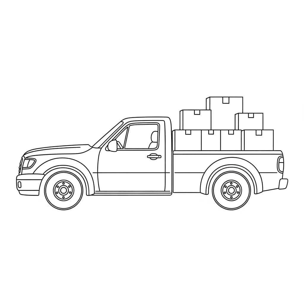 Desenhos de Carros para Imprimir e Colorir