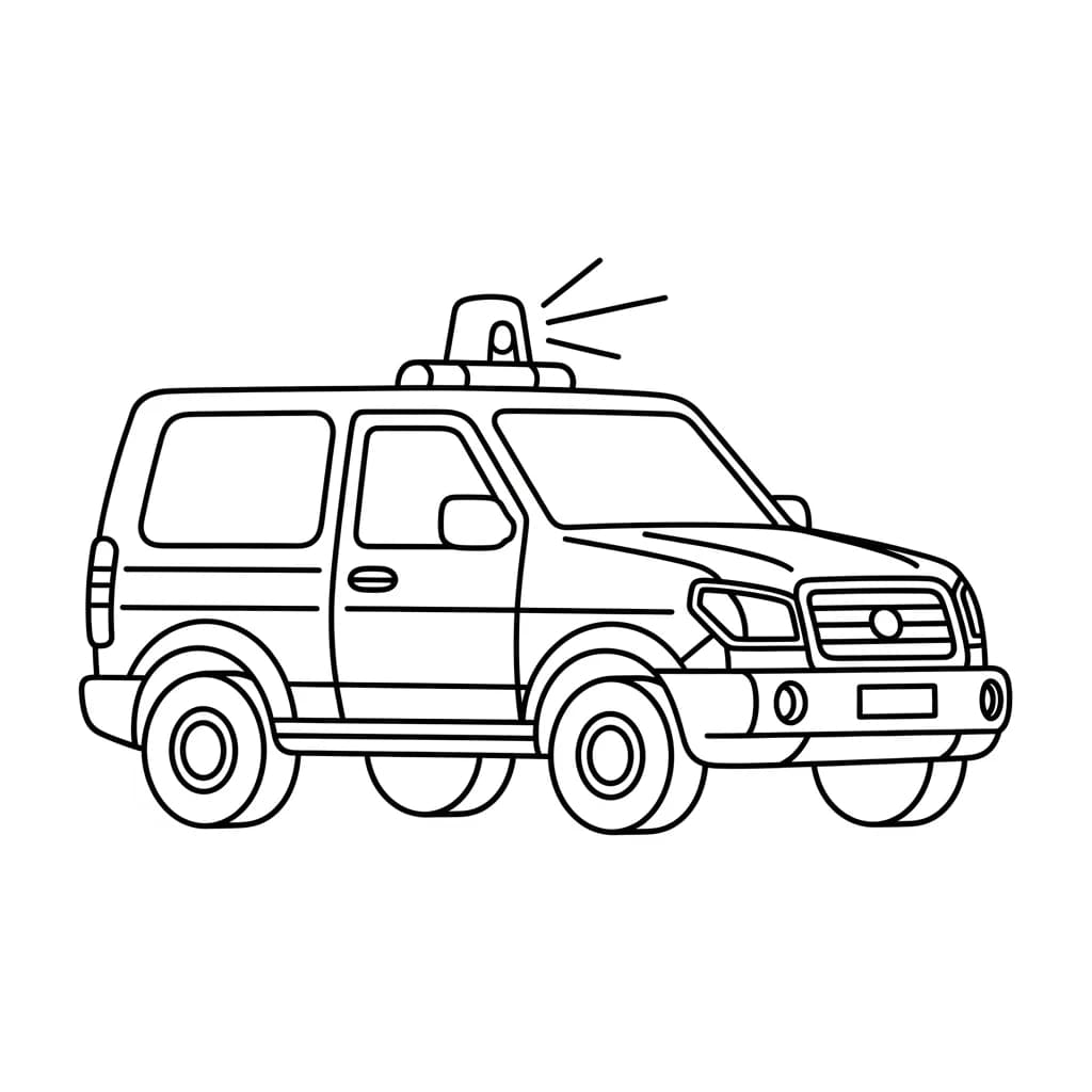 Desenhos de Carros para Imprimir e Colorir