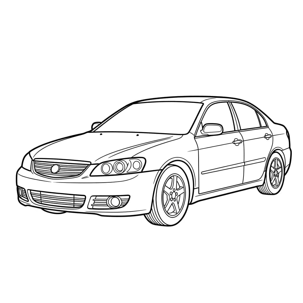 Desenhos de Carros para Imprimir e Colorir