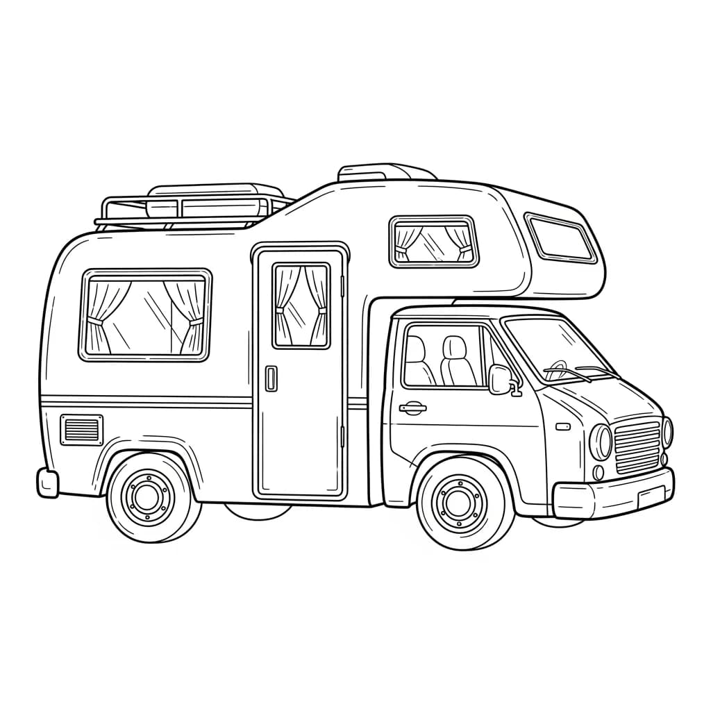 Desenhos de Carros para Imprimir e Colorir