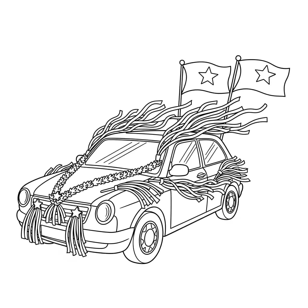 Desenhos de Carros para Imprimir e Colorir