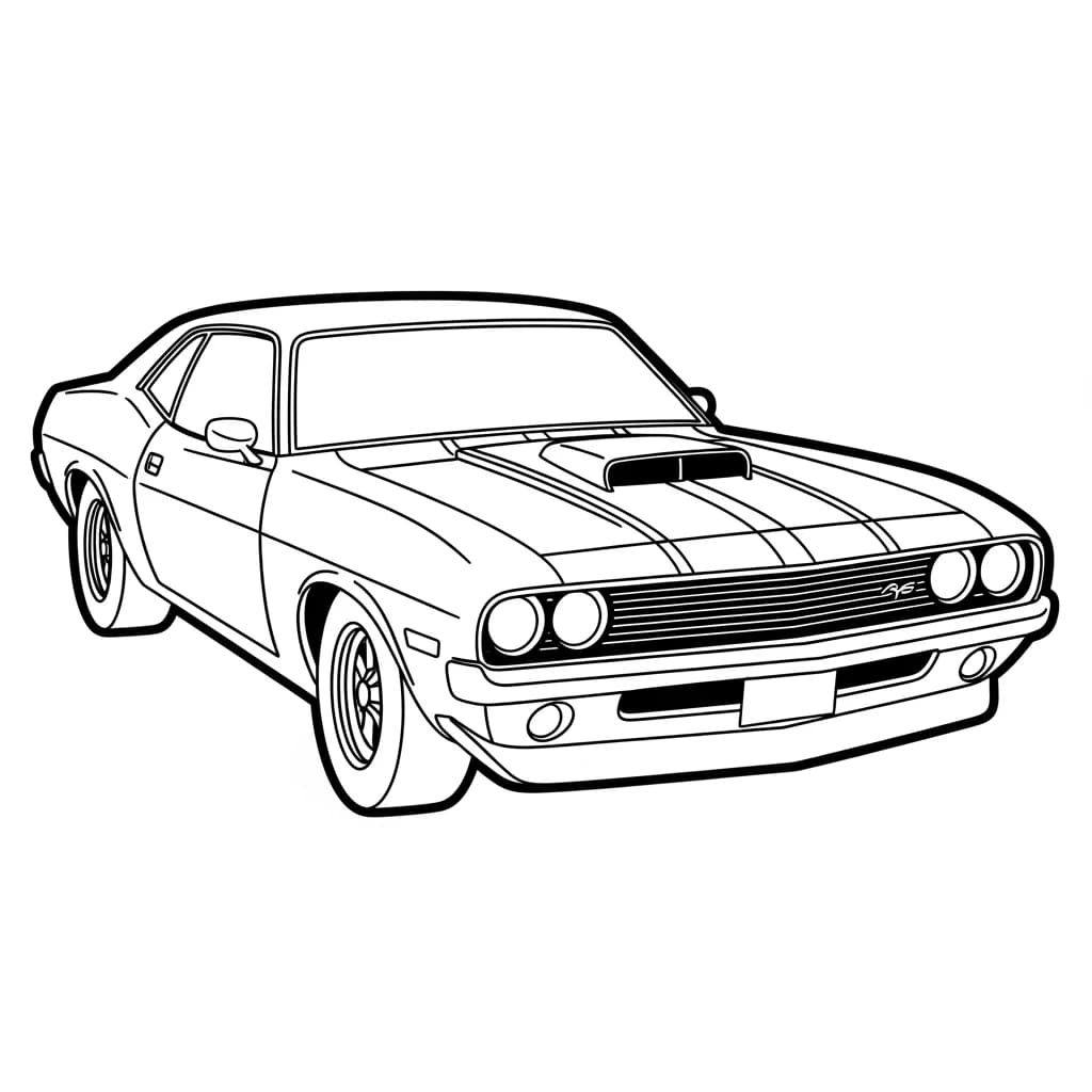 Desenhos de Carros para Imprimir e Colorir