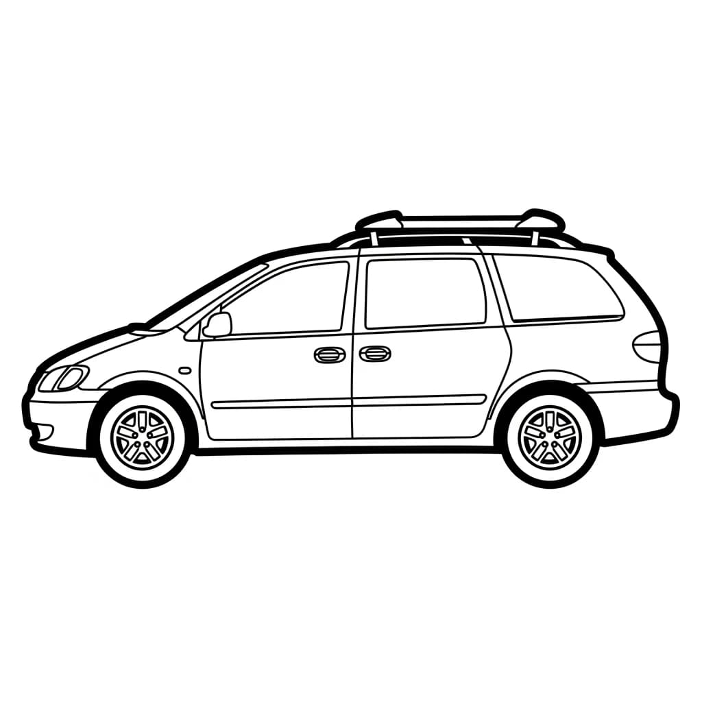 Desenhos de Carros para Imprimir e Colorir