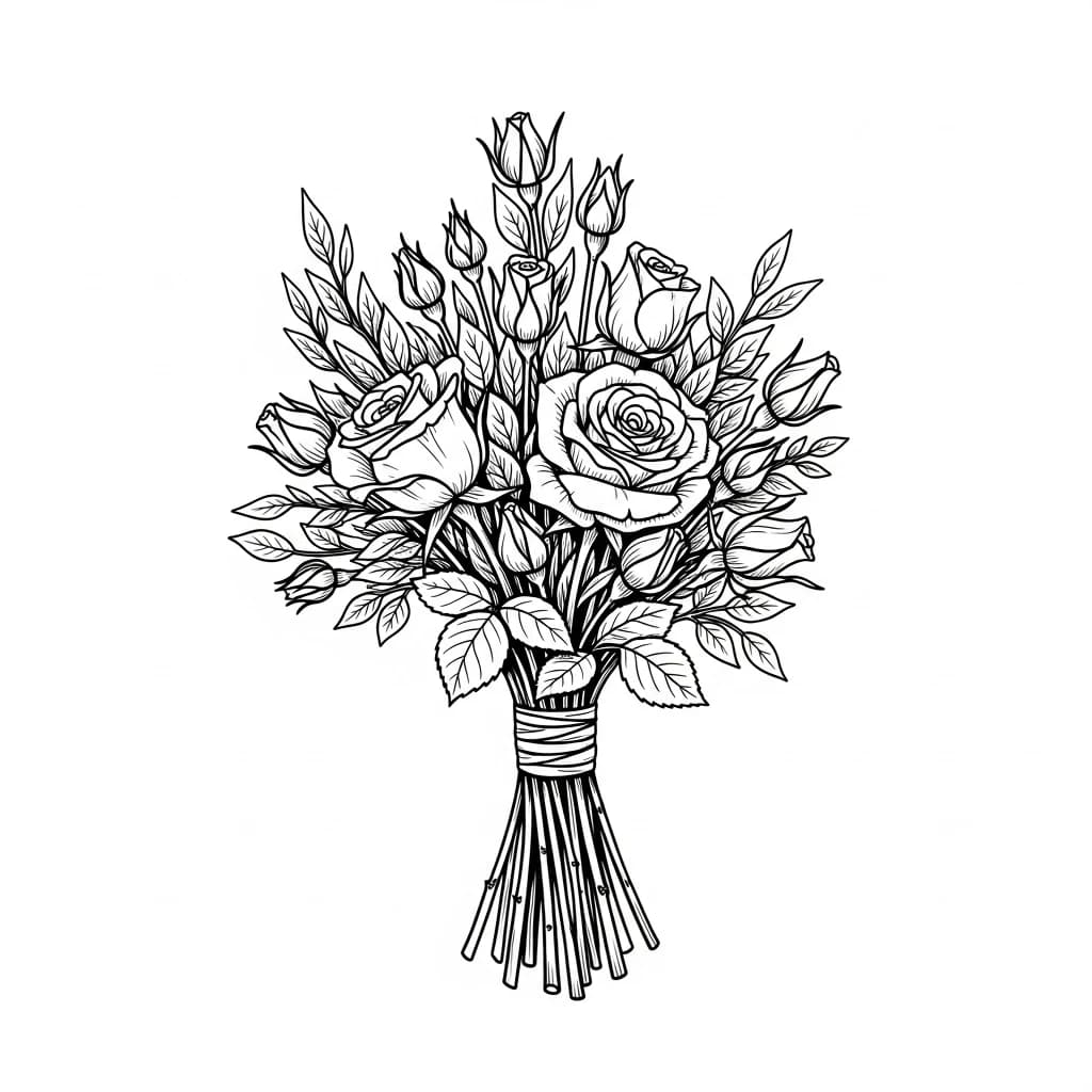 Desenhos de Flores para Colorir – Imprima e Divirta-se