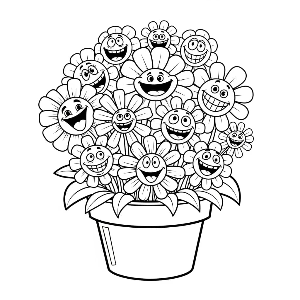 Desenhos de Flores para Colorir – Imprima e Divirta-se