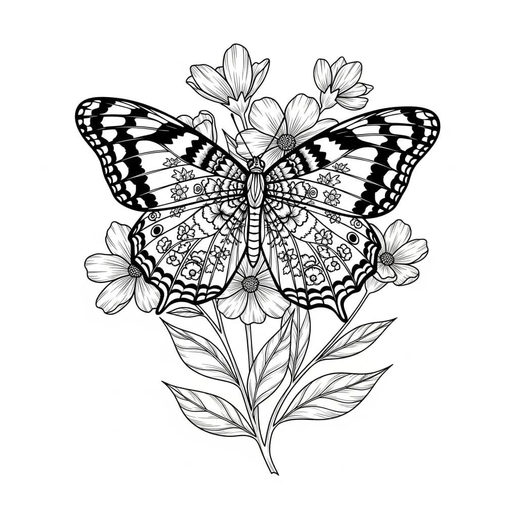 Desenhos de Flores para Colorir – Imprima e Divirta-se