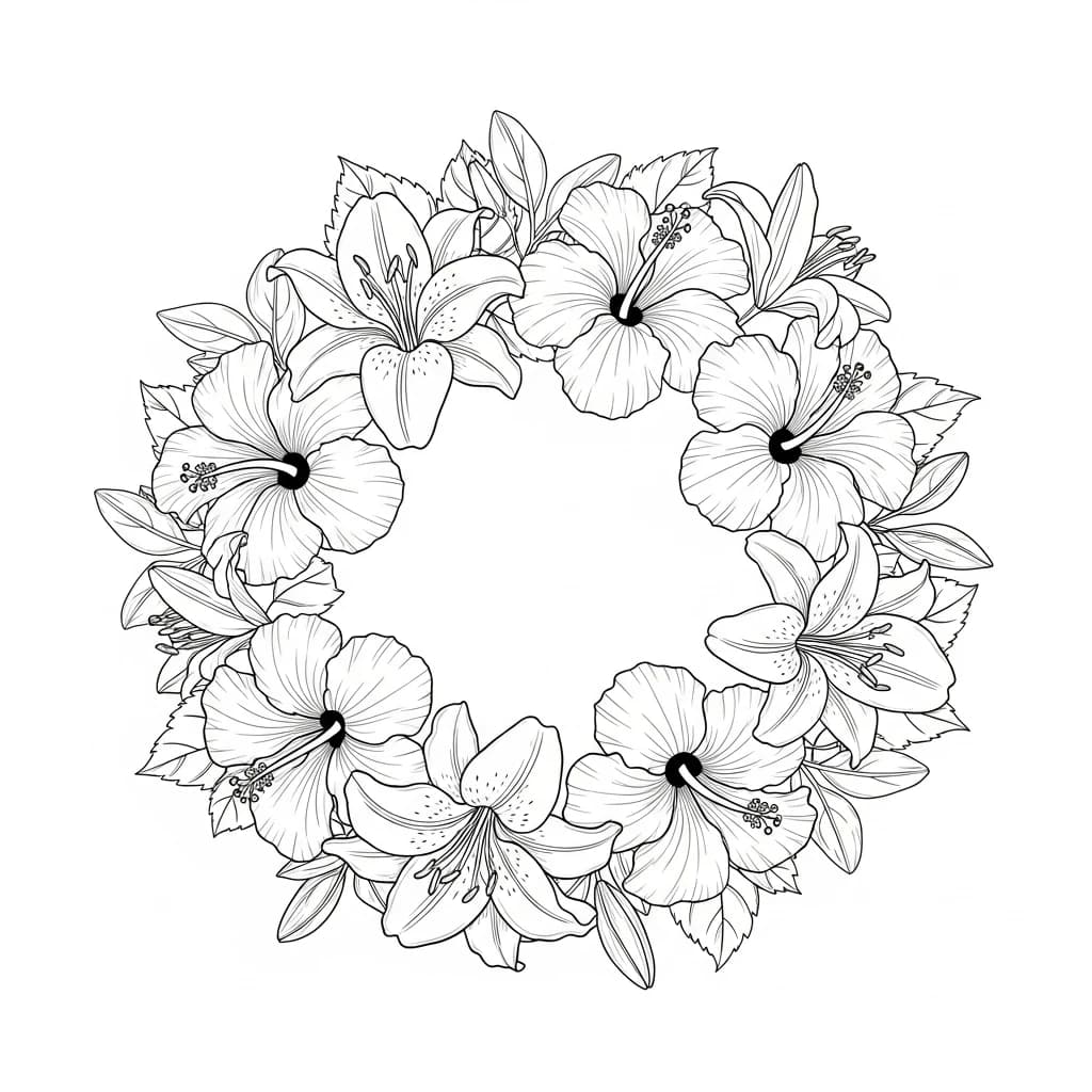 Desenhos de Flores para Colorir – Imprima e Divirta-se