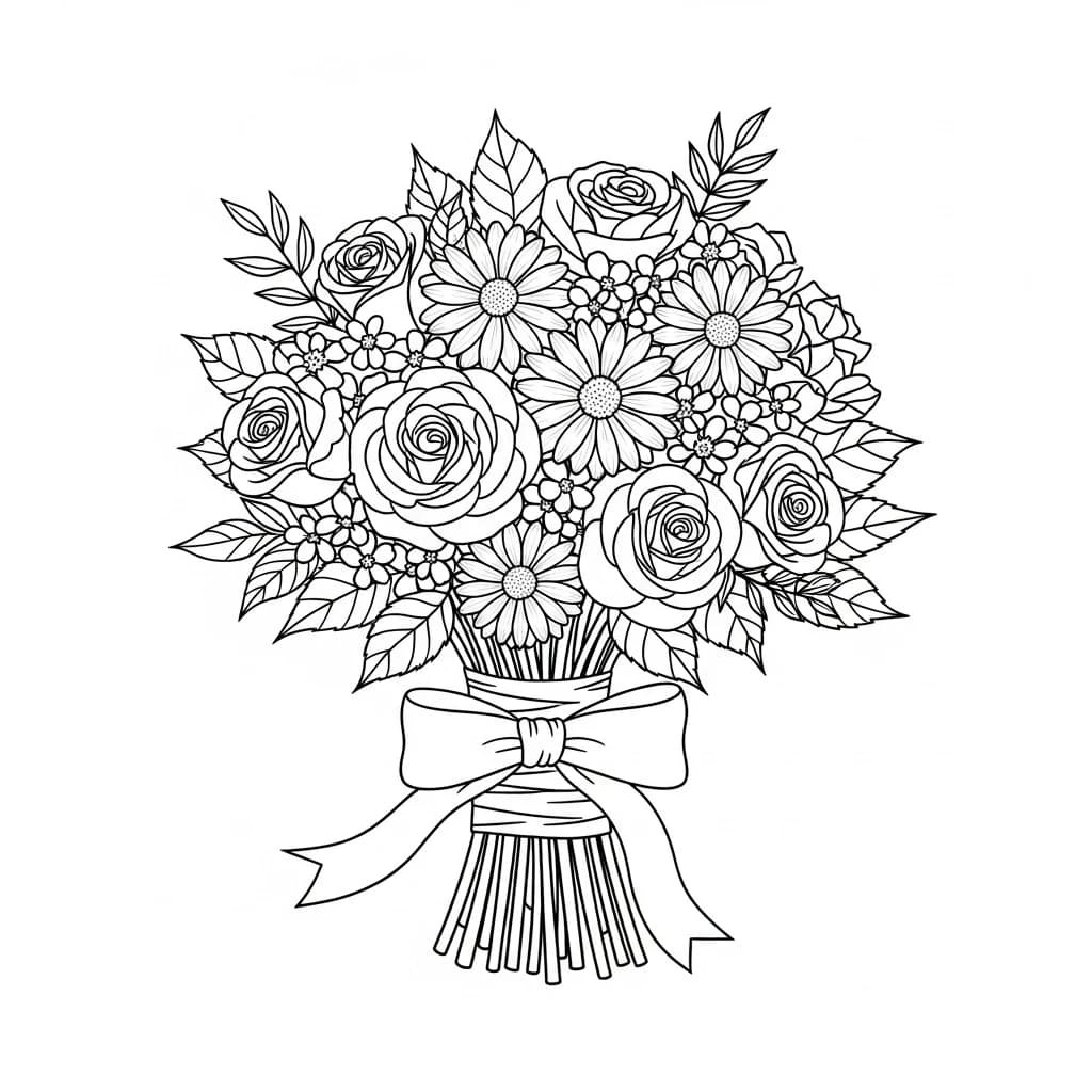 Desenhos de Flores para Colorir – Imprima e Divirta-se