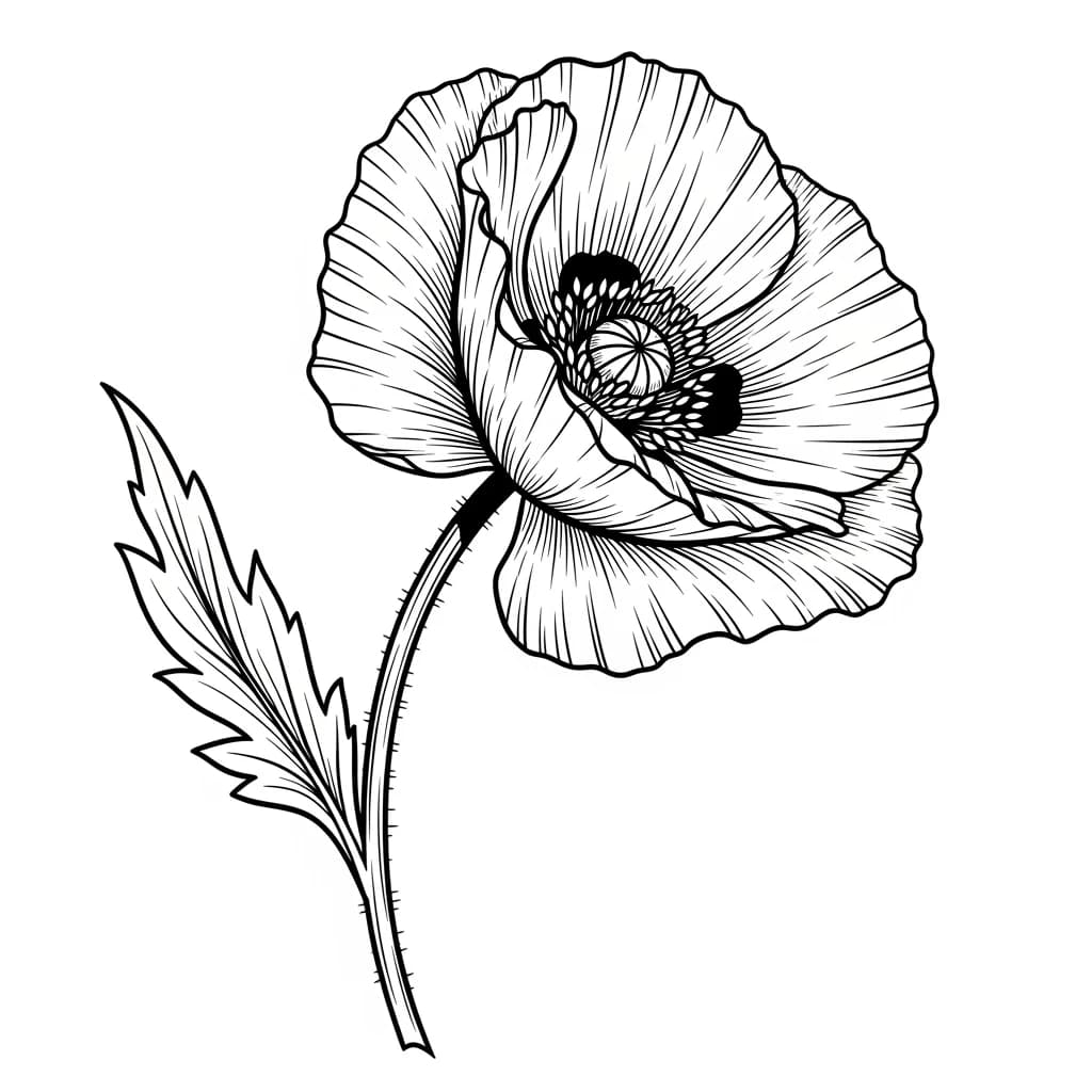 Desenhos de Flores para Colorir – Imprima e Divirta-se