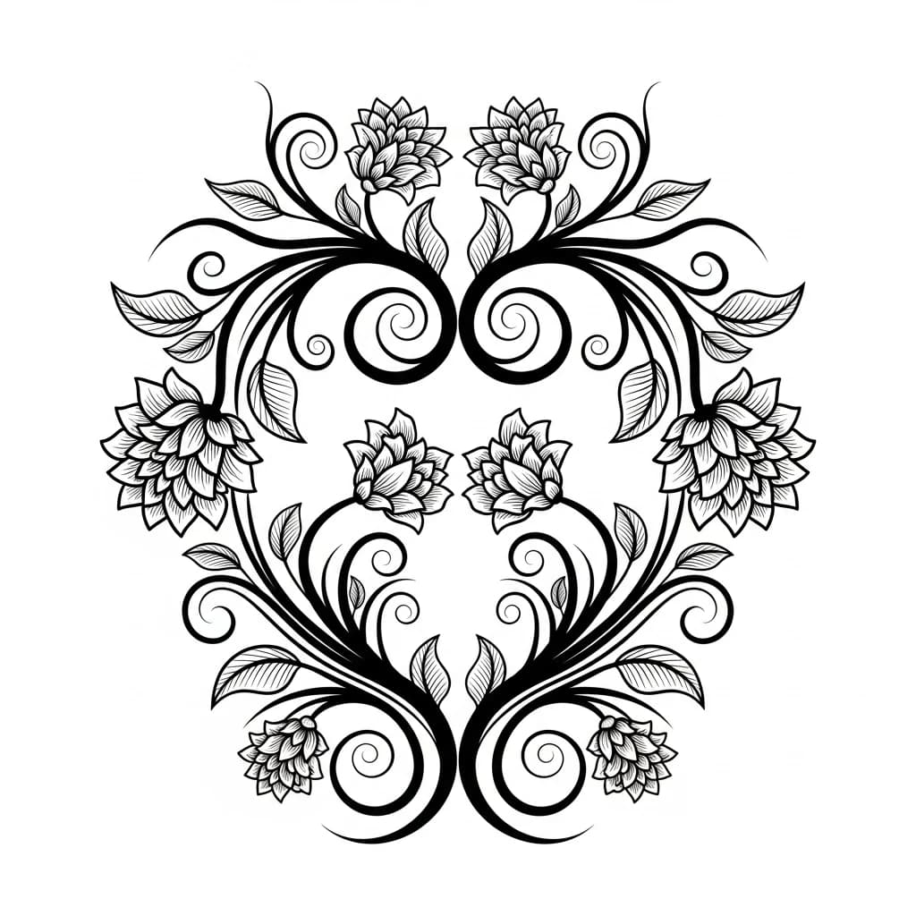 Desenhos de Flores para Colorir – Imprima e Divirta-se