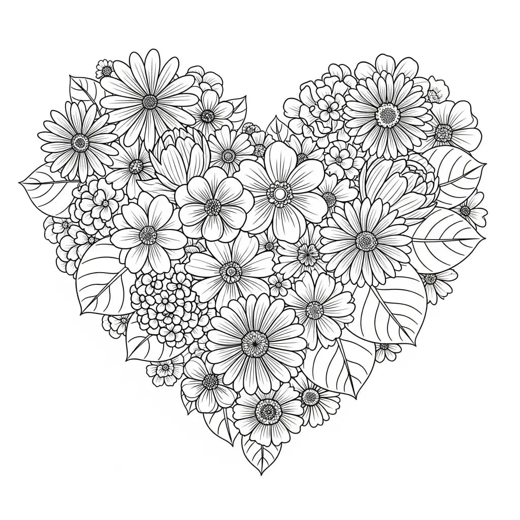 Desenhos de Flores para Colorir – Imprima e Divirta-se