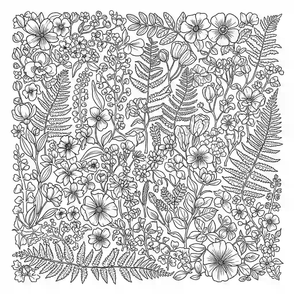Desenhos de Flores para Colorir – Imprima e Divirta-se
