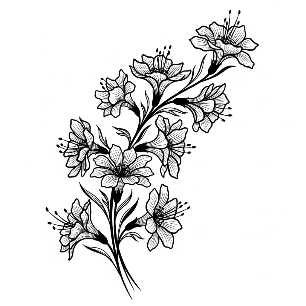 Desenhos de Flores para Colorir – Imprima e Divirta-se