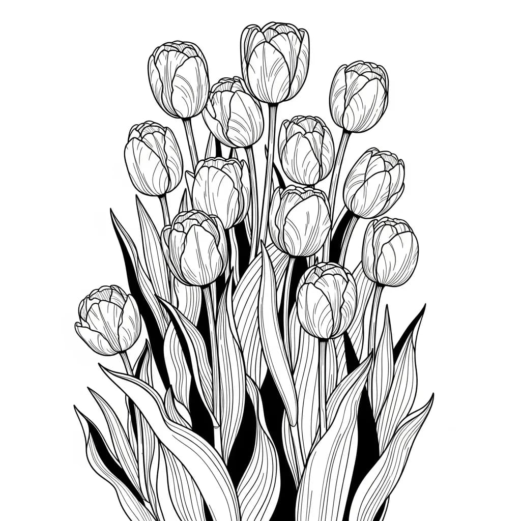 Desenhos de Flores para Colorir – Imprima e Divirta-se