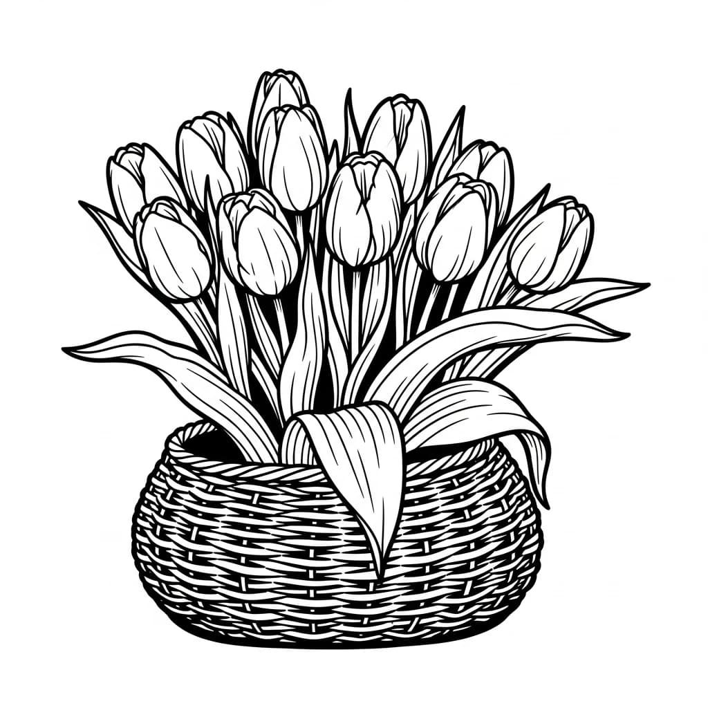 Desenhos de Flores para Colorir – Imprima e Divirta-se