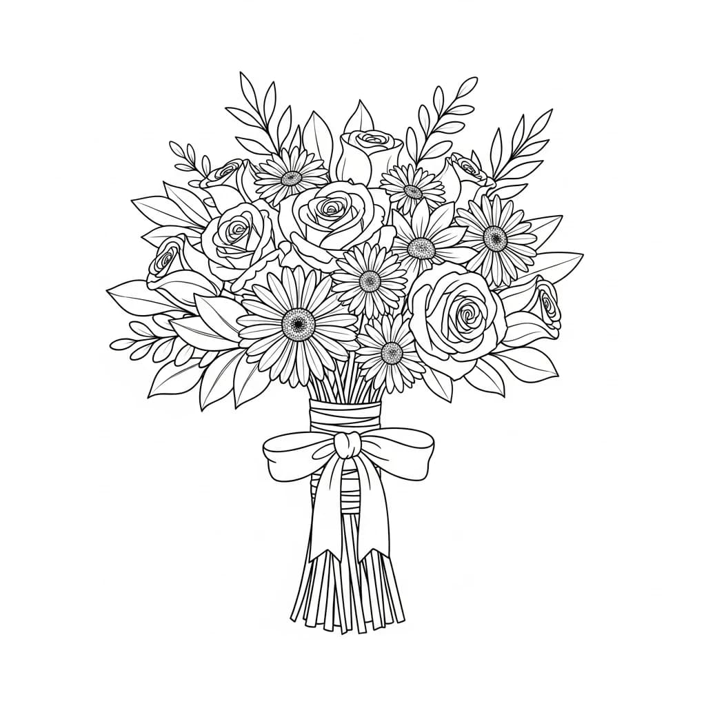 Desenhos de Flores para Colorir – Imprima e Divirta-se