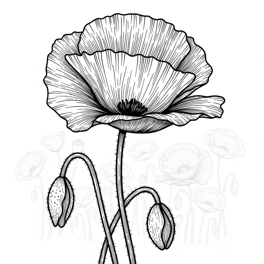 Desenhos de Flores para Colorir – Imprima e Divirta-se