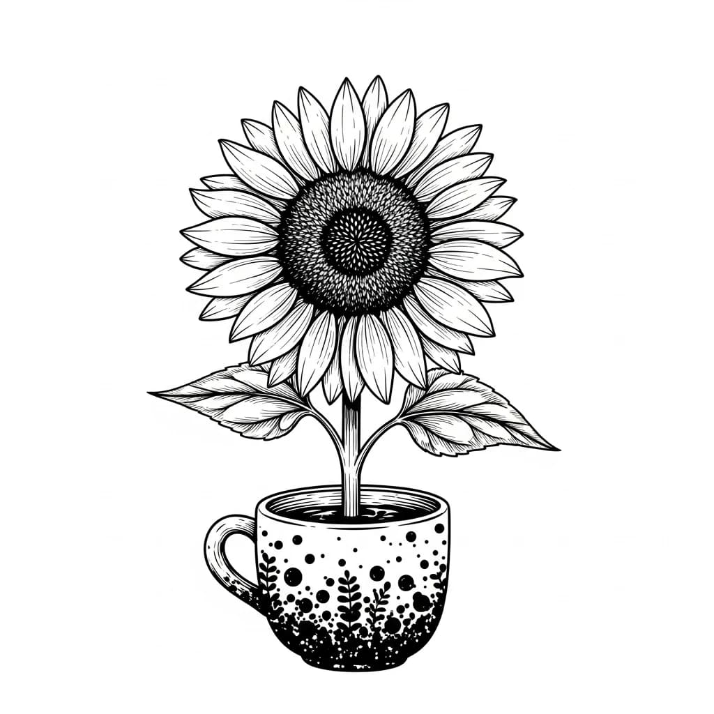 Desenhos de Flores para Colorir – Imprima e Divirta-se