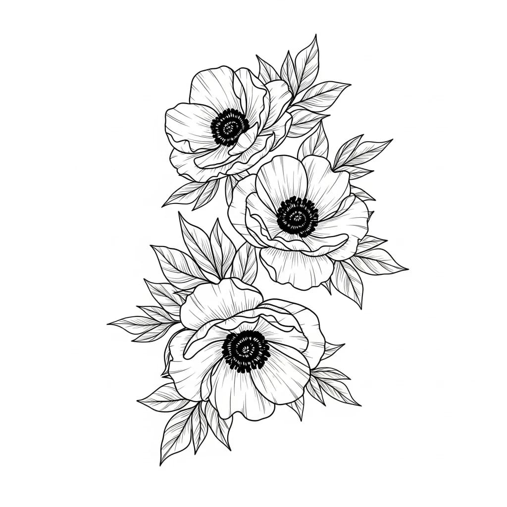Desenhos de Flores para Colorir – Imprima e Divirta-se
