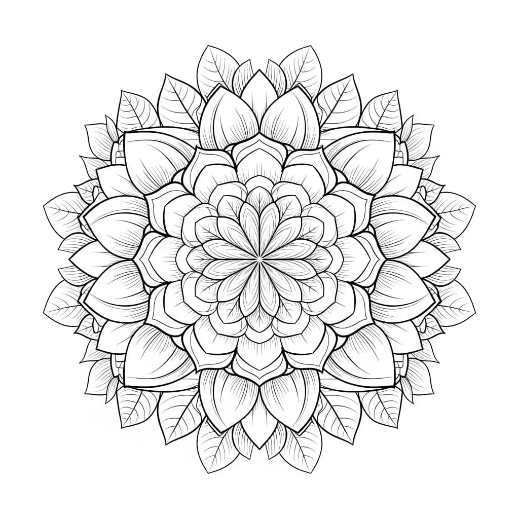 Desenhos de Flores para Colorir – Imprima e Divirta-se