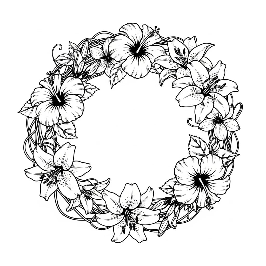 Desenhos de Flores para Colorir – Imprima e Divirta-se
