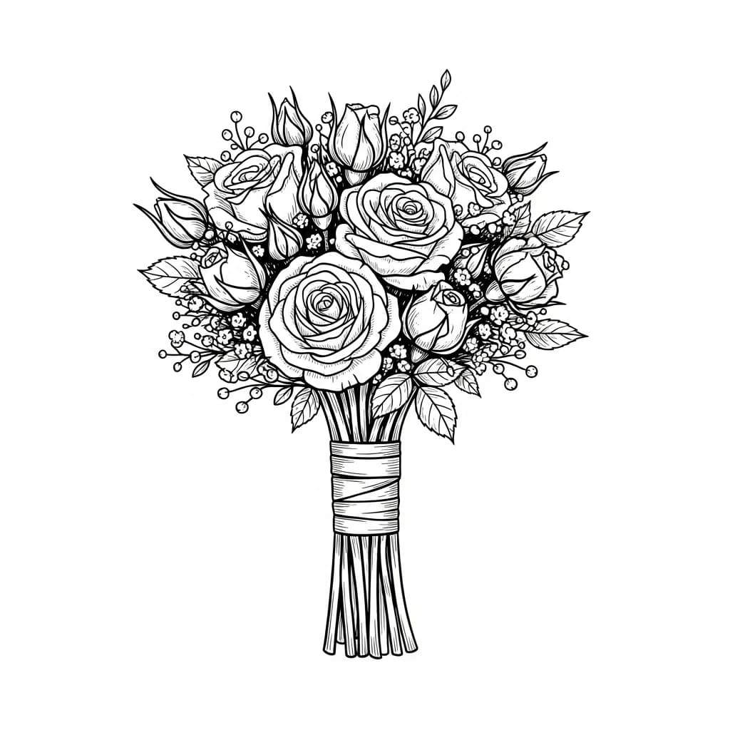Desenhos de Flores para Colorir – Imprima e Divirta-se