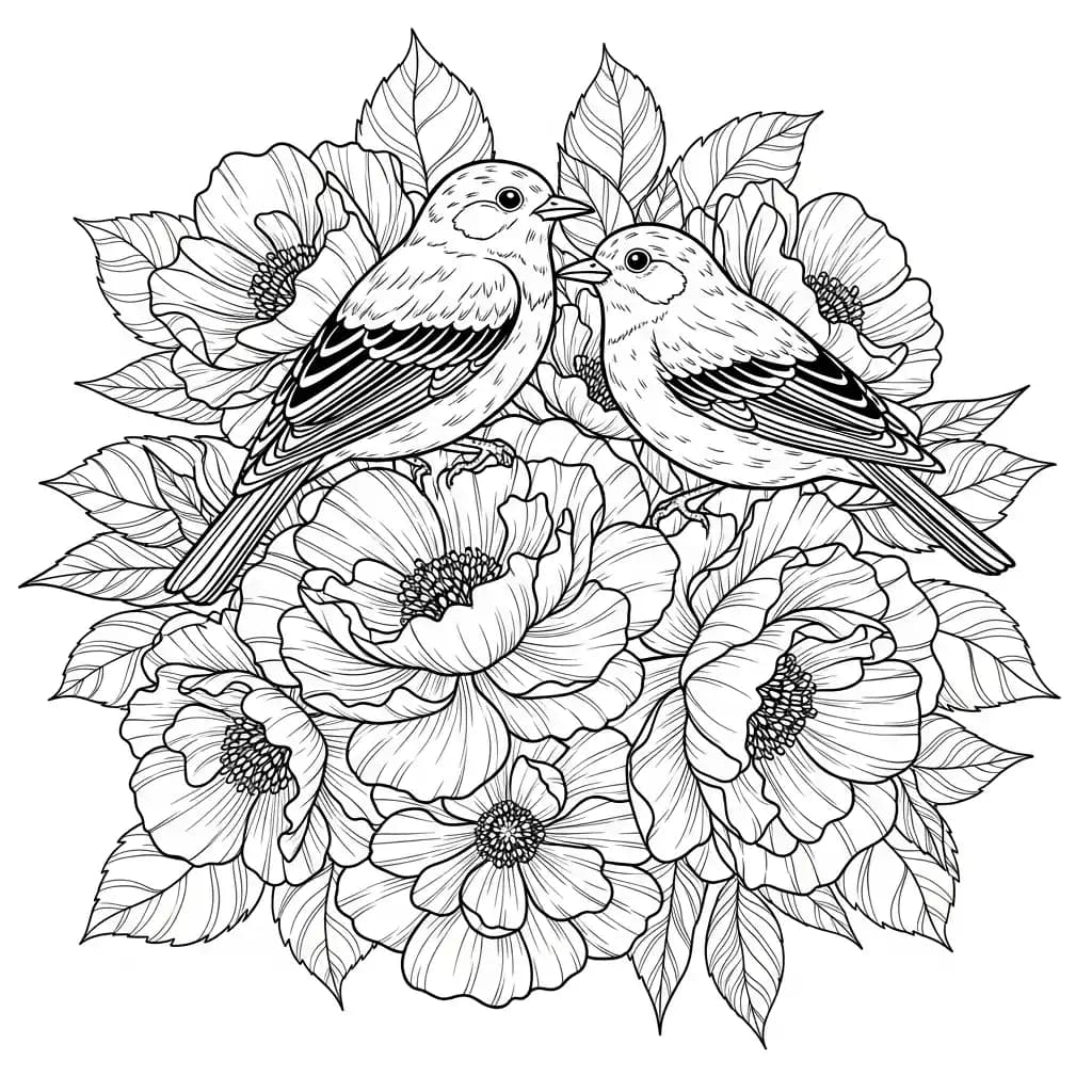 Desenhos de Flores para Colorir – Imprima e Divirta-se