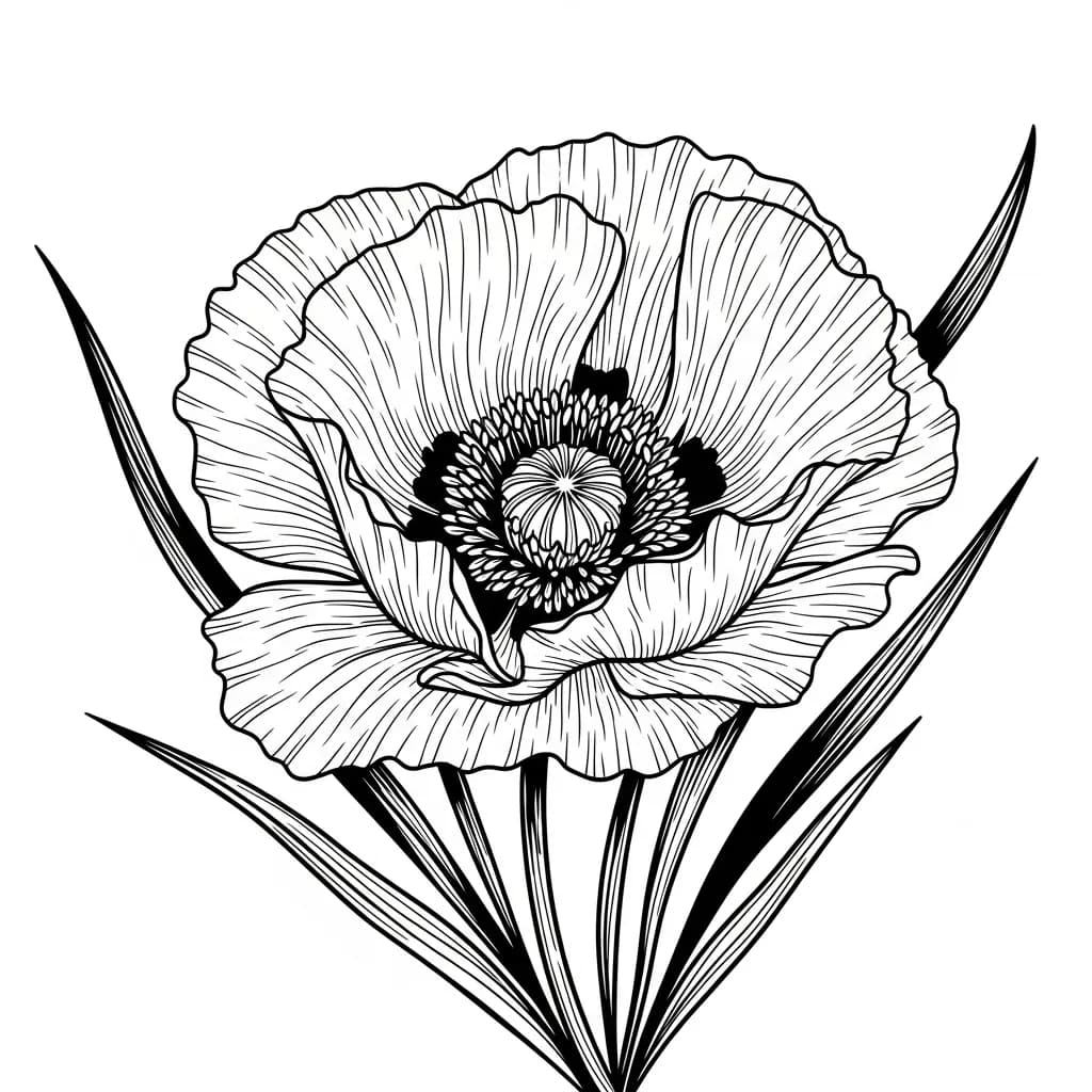 Desenhos de Flores para Colorir – Imprima e Divirta-se