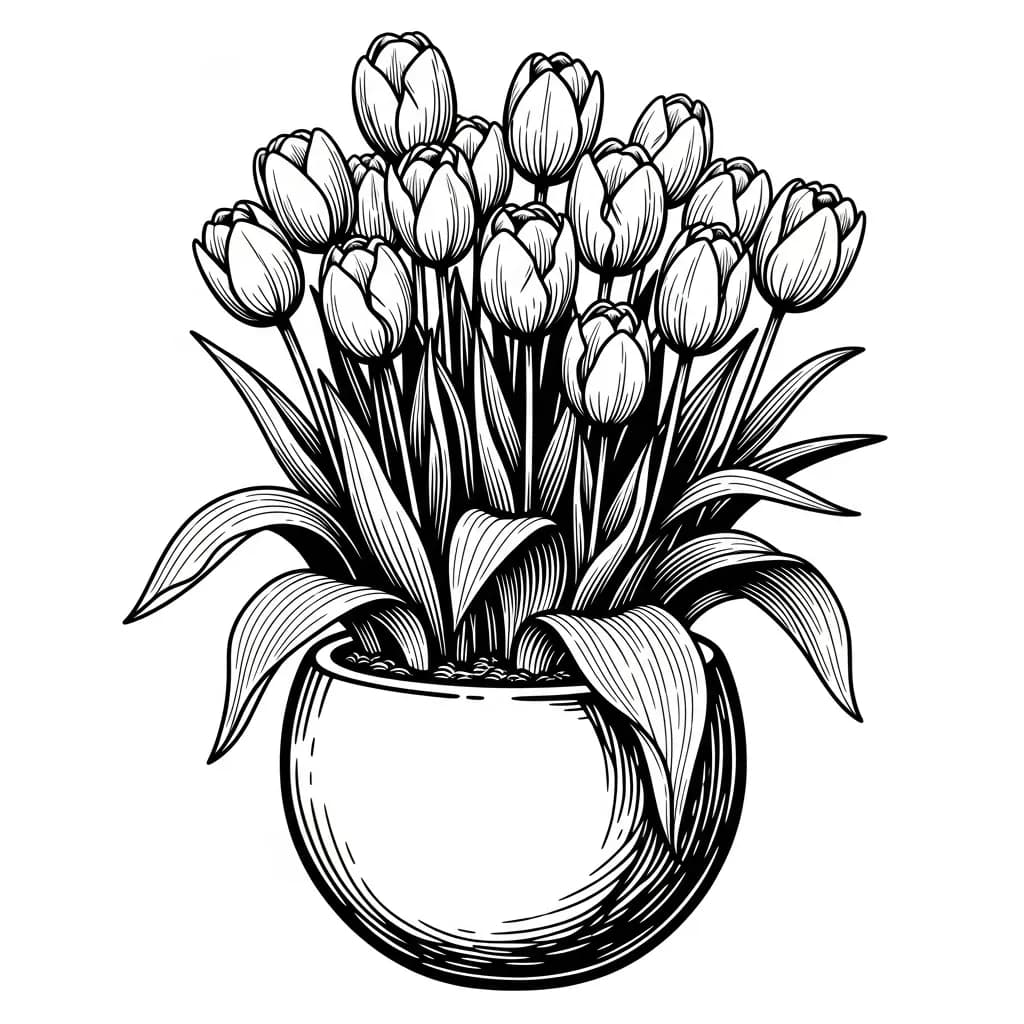 Desenhos de Flores para Colorir – Imprima e Divirta-se
