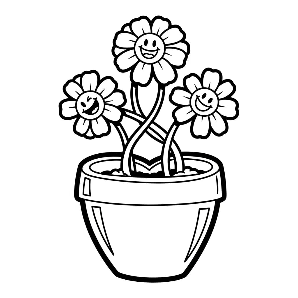 Desenhos de Flores para Colorir – Imprima e Divirta-se
