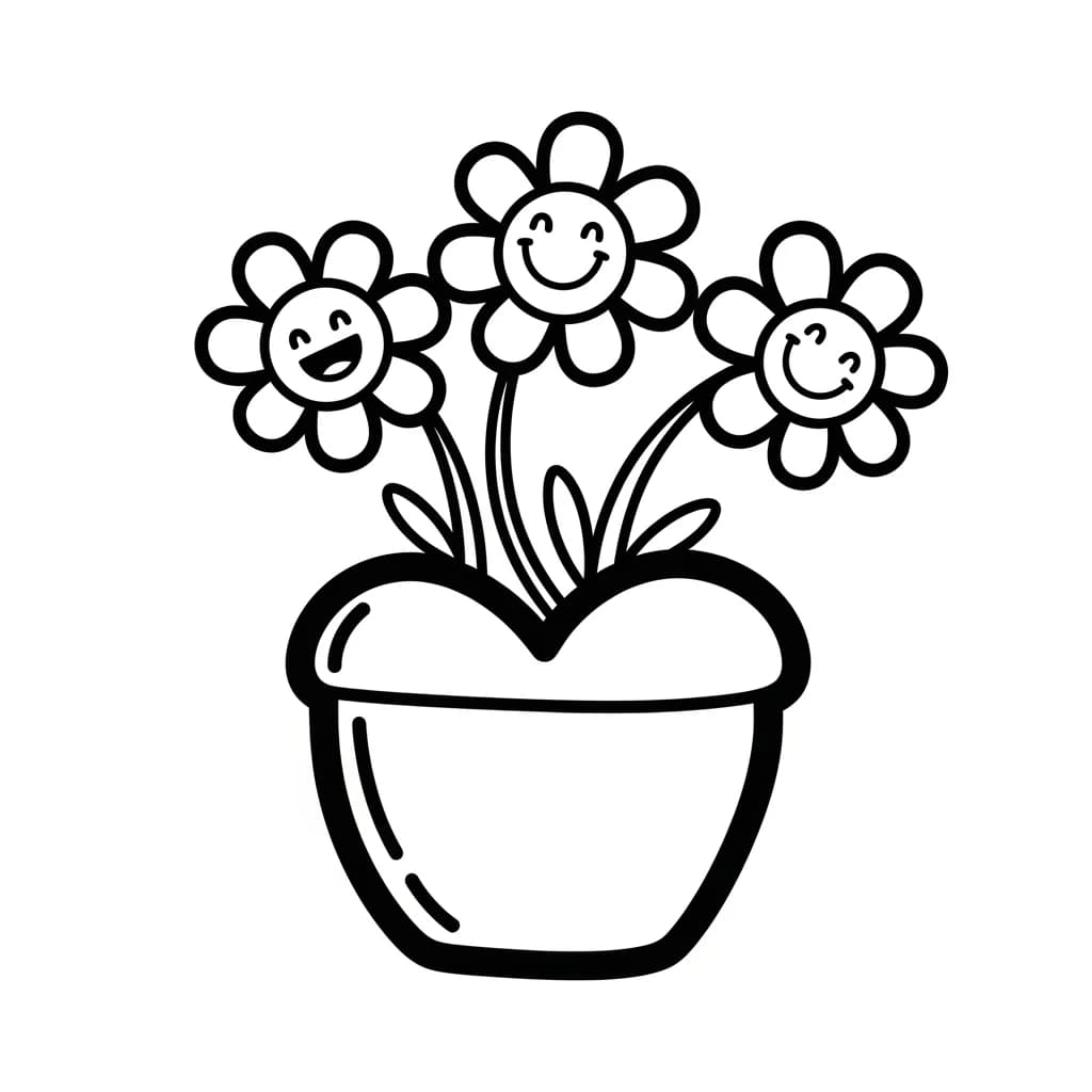 Desenhos de Flores para Colorir – Imprima e Divirta-se