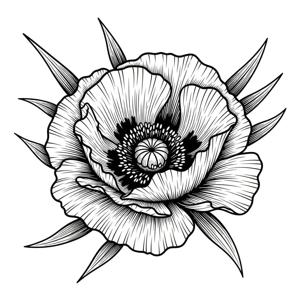 Desenhos de Flores para Colorir – Imprima e Divirta-se