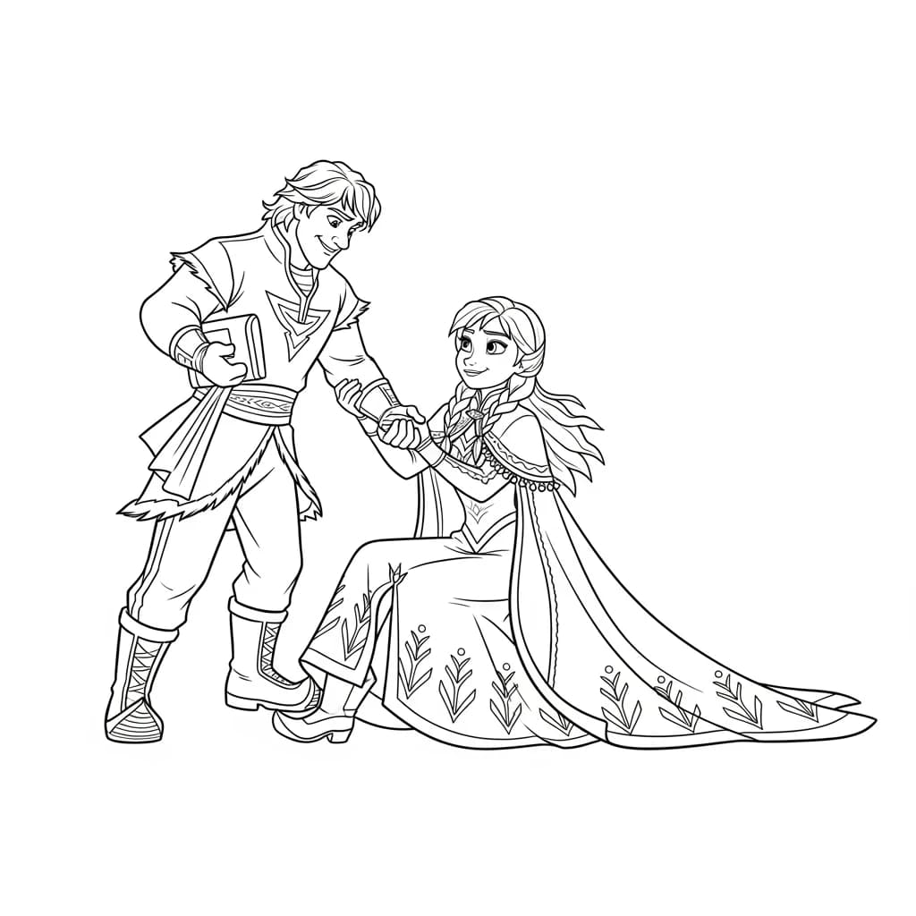 Desenhos da Frozen para Colorir e Imprimir