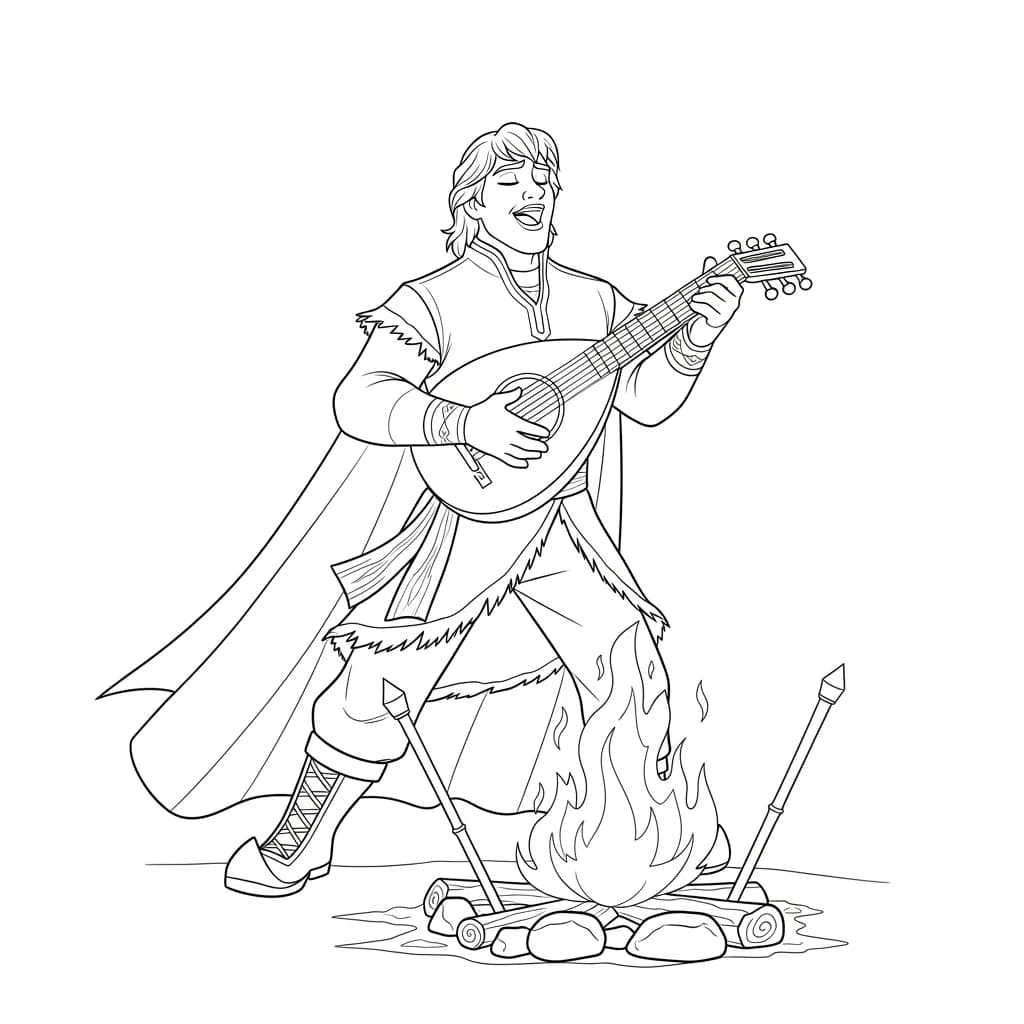 Desenhos da Frozen para Colorir e Imprimir