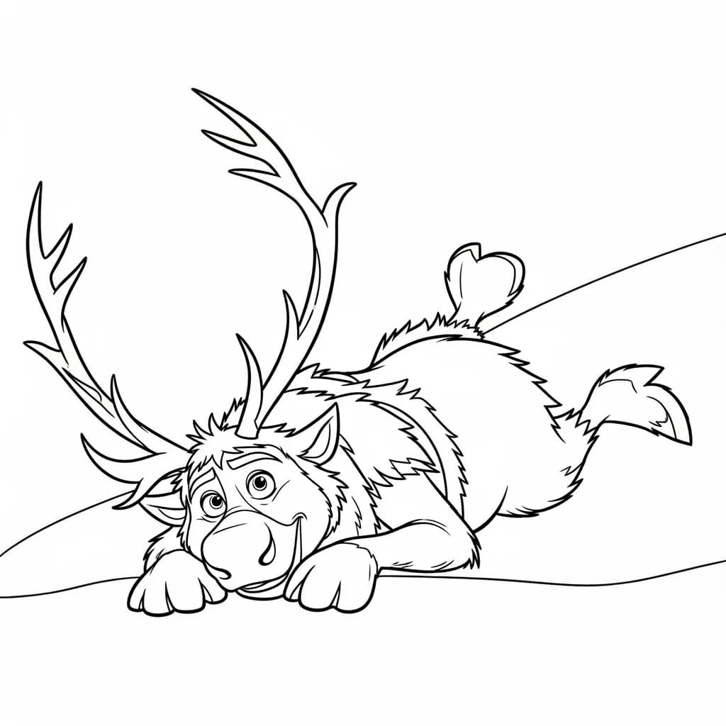 Desenhos da Frozen para Colorir e Imprimir