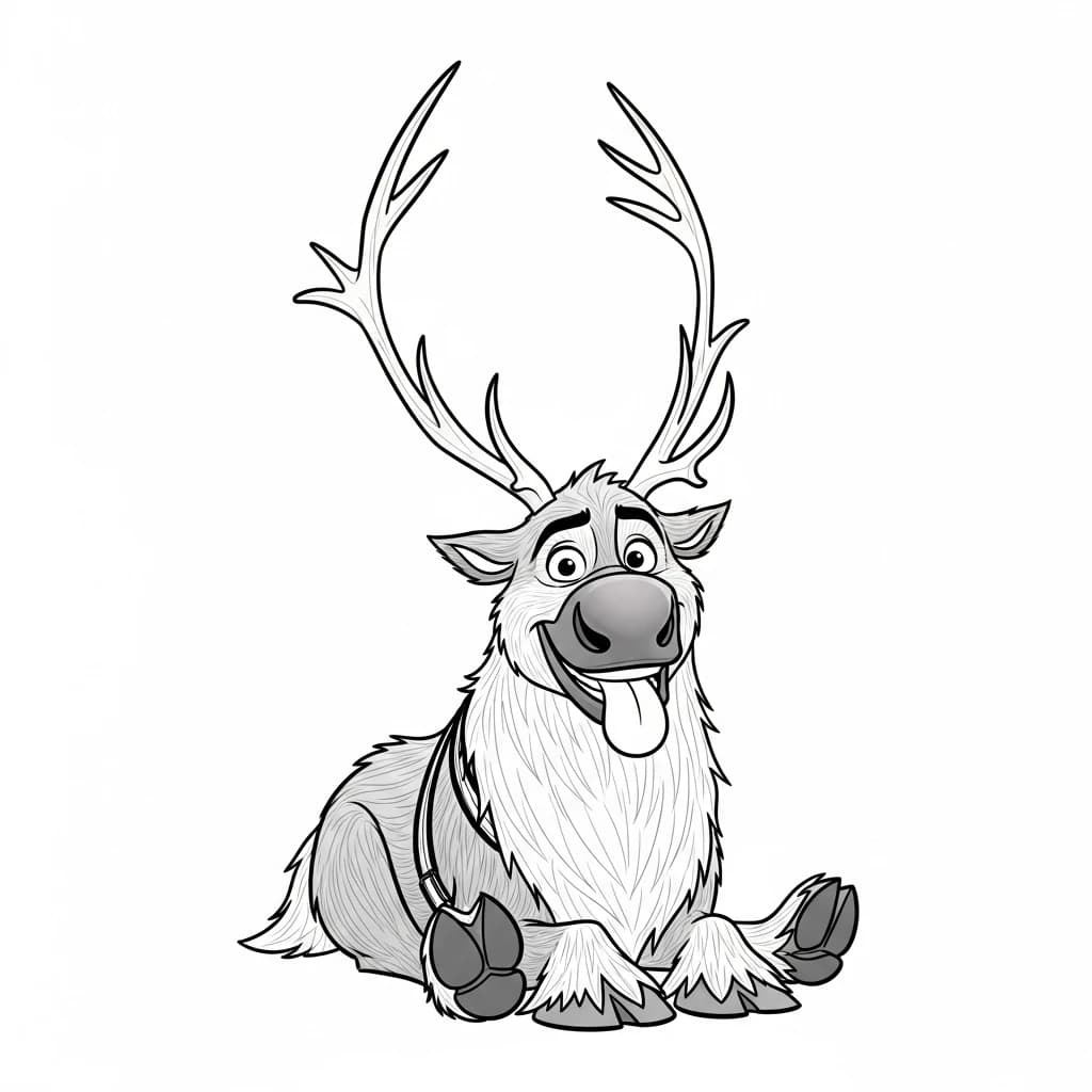Desenhos da Frozen para Colorir e Imprimir