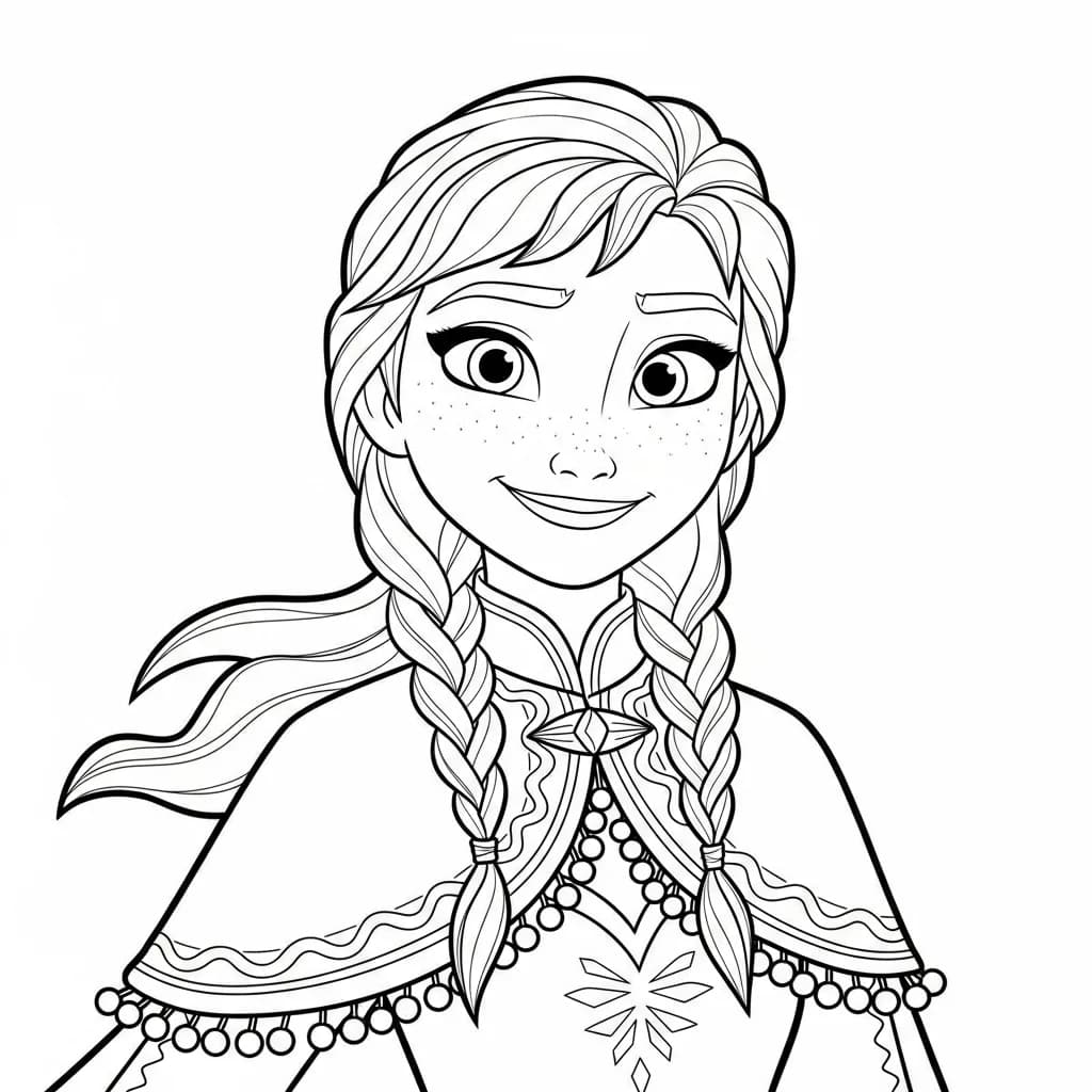 Desenhos da Frozen para Colorir e Imprimir