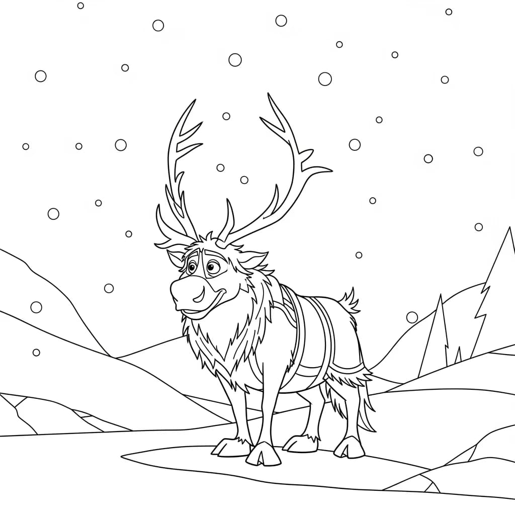 Desenhos da Frozen para Colorir e Imprimir