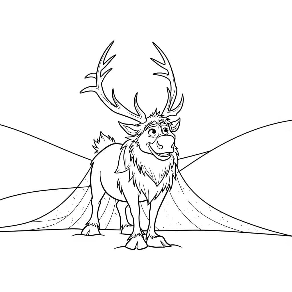 Desenhos da Frozen para Colorir e Imprimir