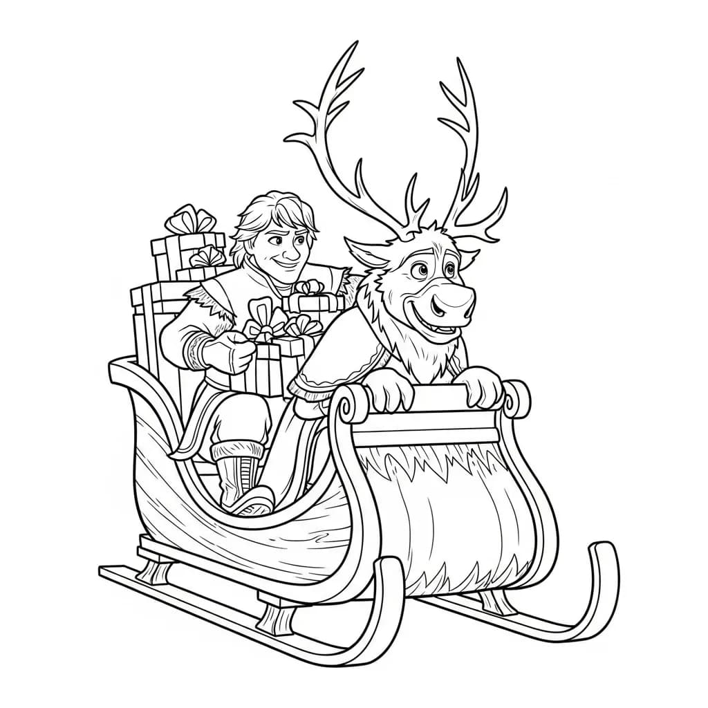 Desenhos da Frozen para Colorir e Imprimir
