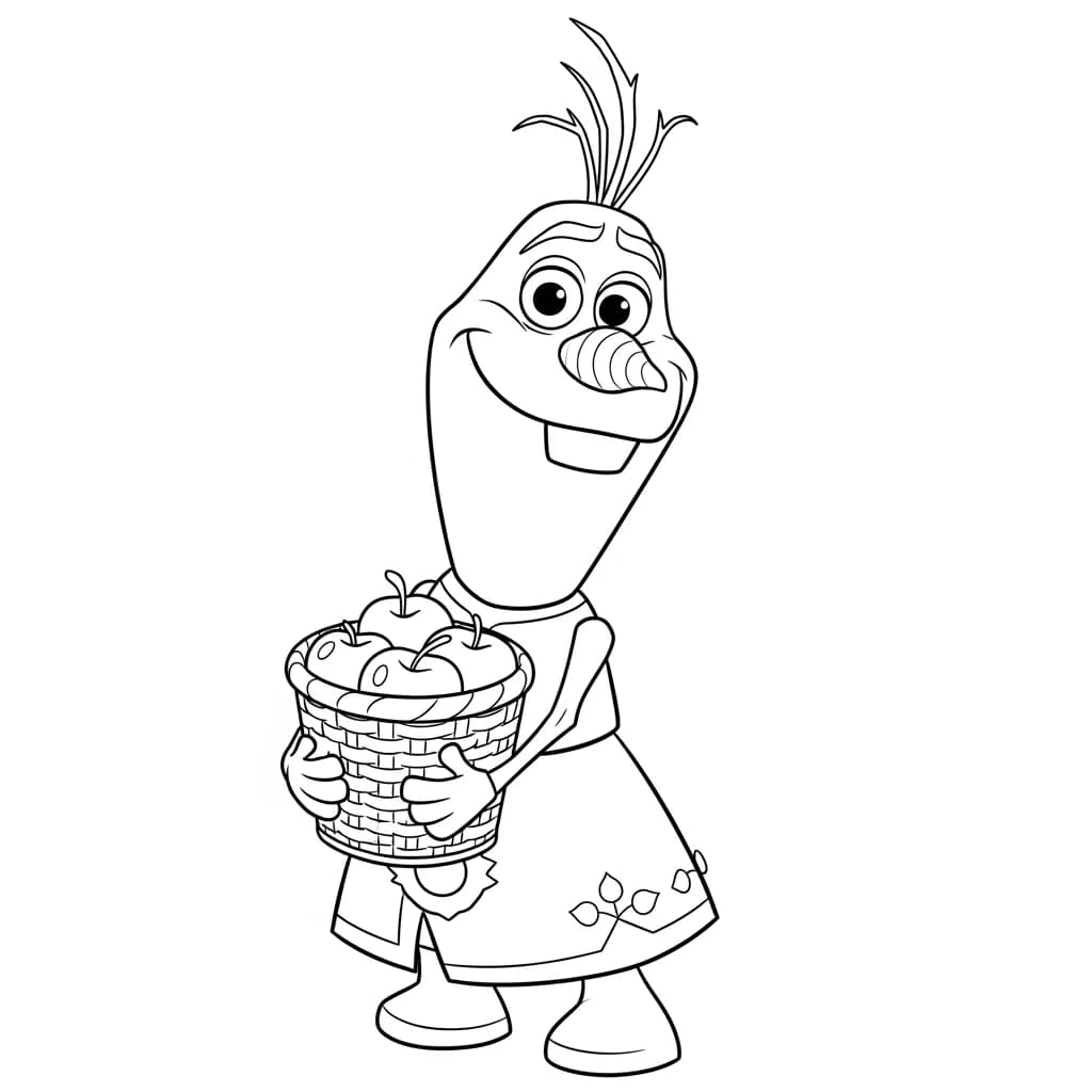 Desenhos da Frozen para Colorir e Imprimir
