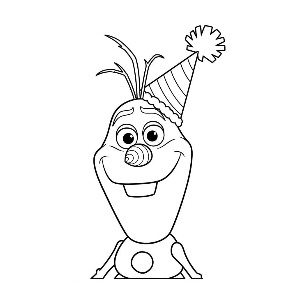 Desenhos da Frozen para Colorir e Imprimir