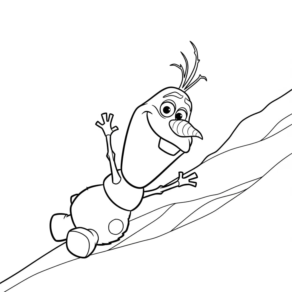 Desenhos da Frozen para Colorir e Imprimir