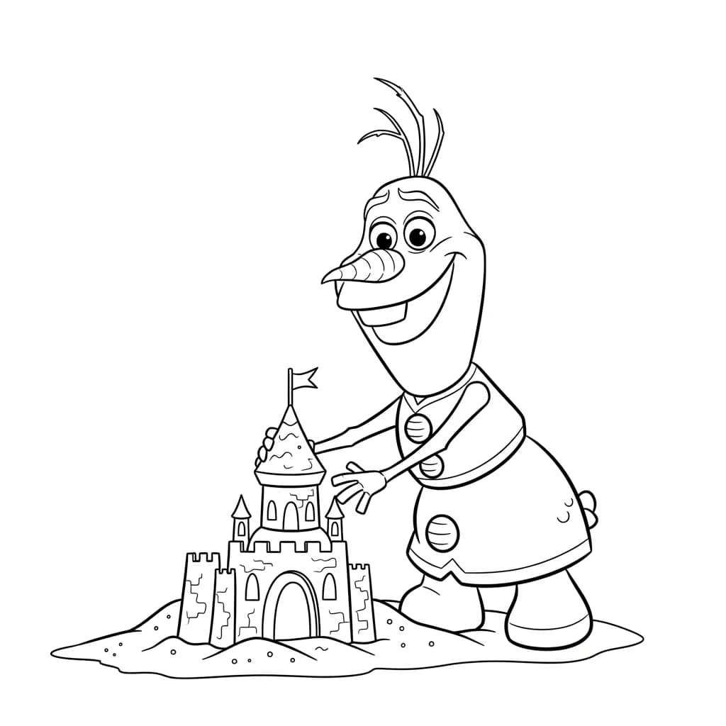 Desenhos da Frozen para Colorir e Imprimir