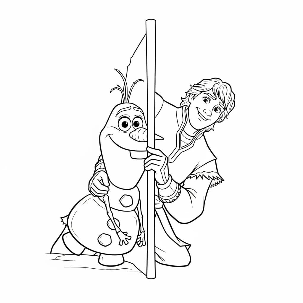 Desenhos da Frozen para Colorir e Imprimir