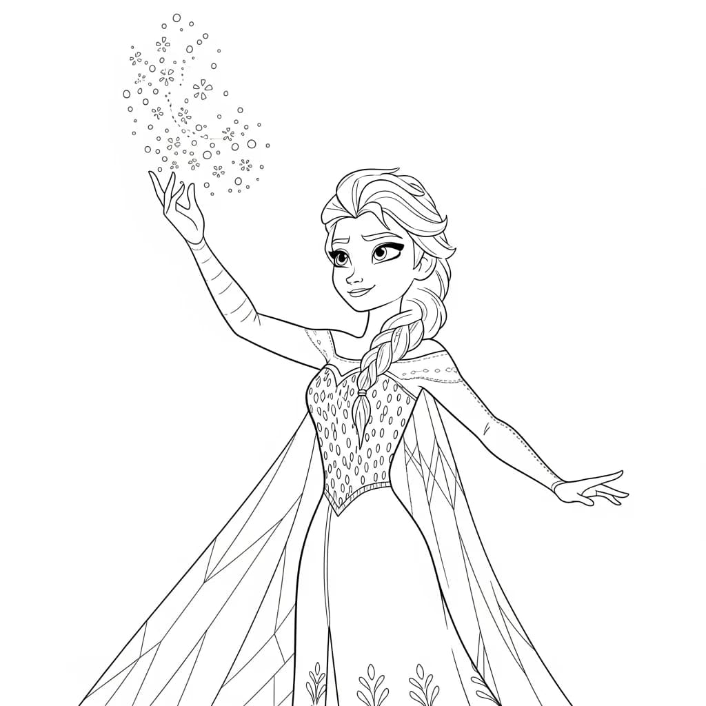 Desenhos da Frozen para Colorir e Imprimir