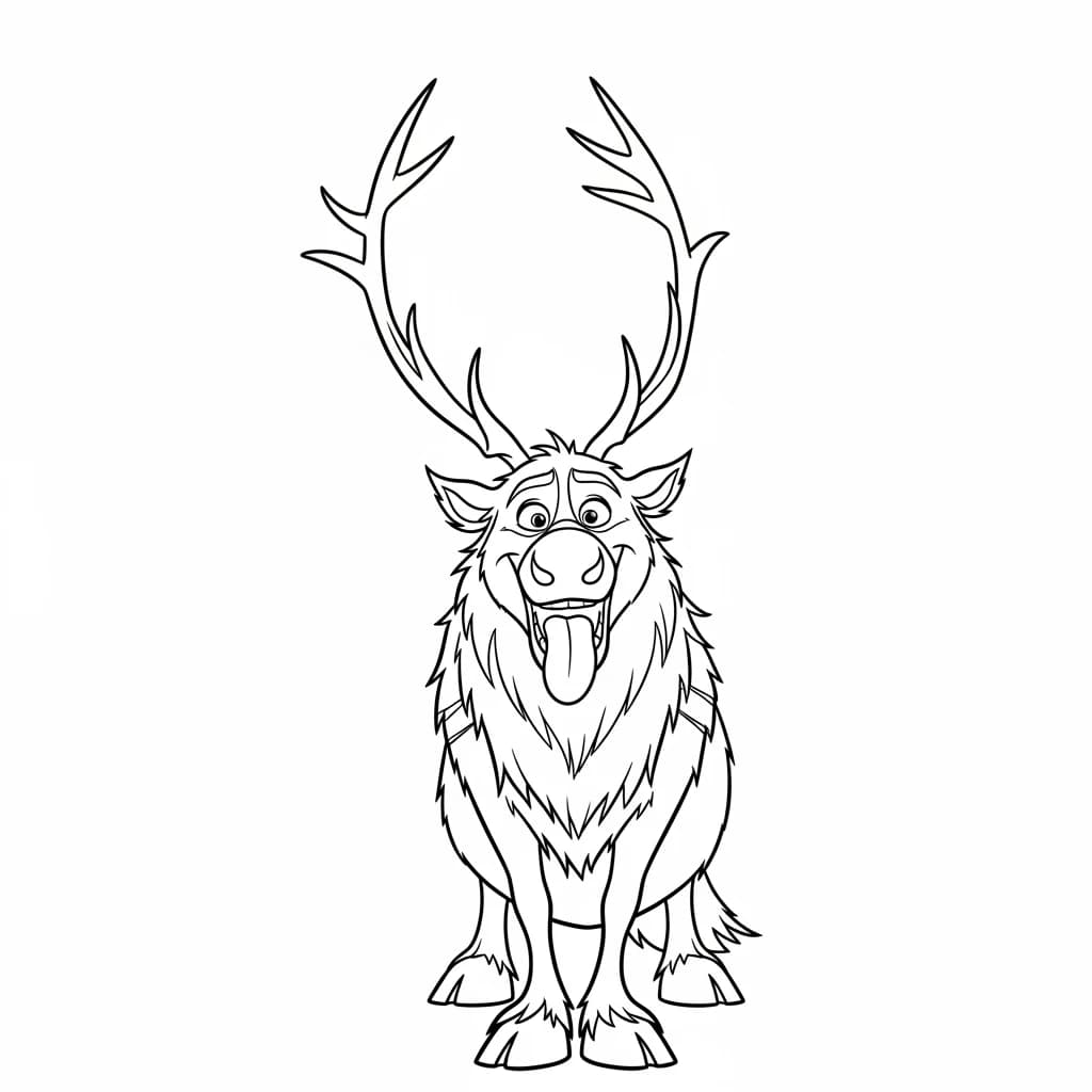 Desenhos da Frozen para Colorir e Imprimir