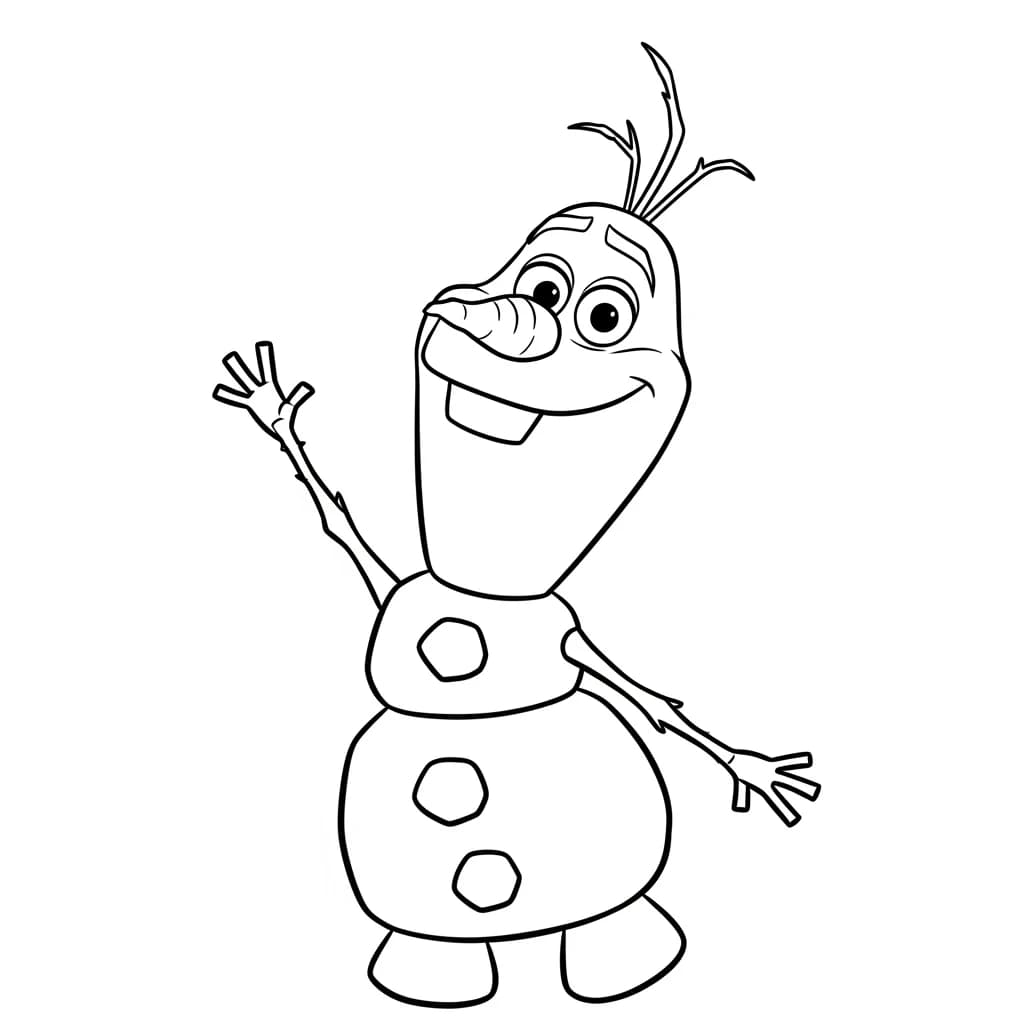 Desenhos da Frozen para Colorir e Imprimir