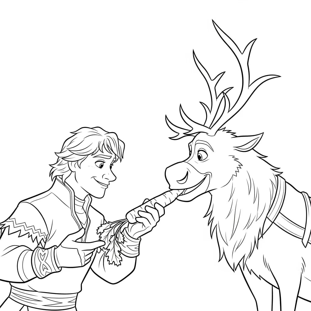 Desenhos da Frozen para Colorir e Imprimir